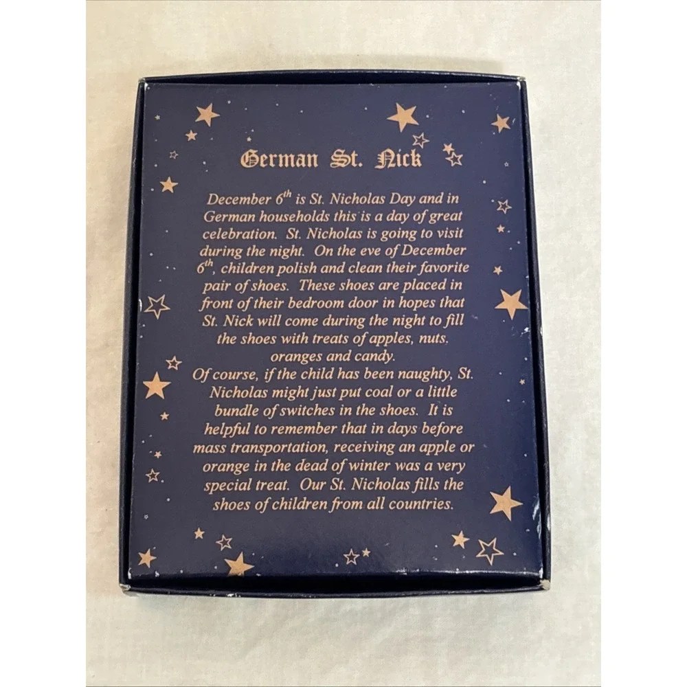 Pipka Stories of Christmas German St. Nick 11424 Santa Claus Ornament